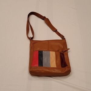 Leather crossbody bag